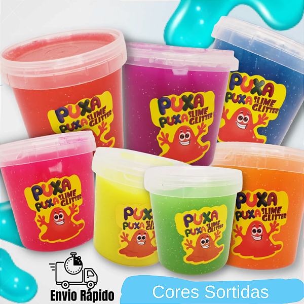Slime Gltter Balcão das Mágicas Diversão