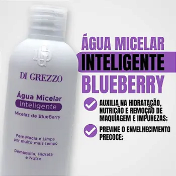 Água Micelar Inteligente Blueberry Di Grezzo