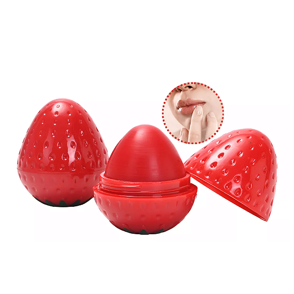 Lip Balm Hidratante Labial Morango Vivai Gloss