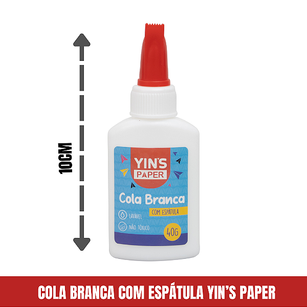 Cola Branca com Espátula Yins' Paper