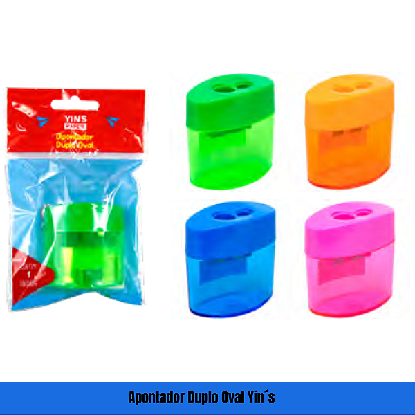 Apontador Duplo Oval Yin´s