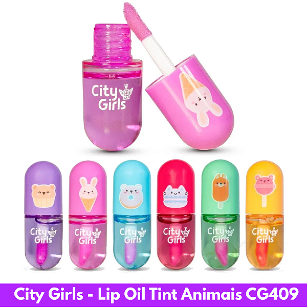 City Girls - Lip Oil Tint Animais CG409