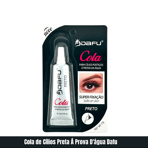 Cola de Cílios Preta Á Prova D'água Dafu