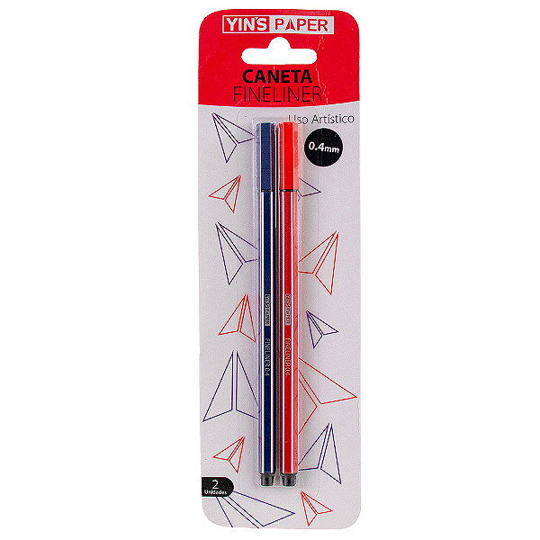 Caneta Fineliner 2 Unidades 0.4mm