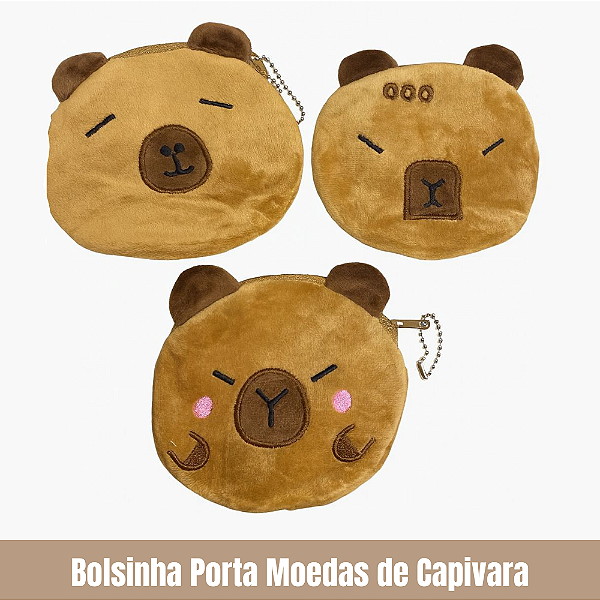 Bolsinha Porta Moedas de Capivara