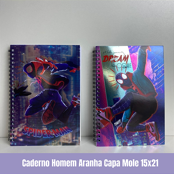 Caderno Homem Aranha Capa Mole 15x21