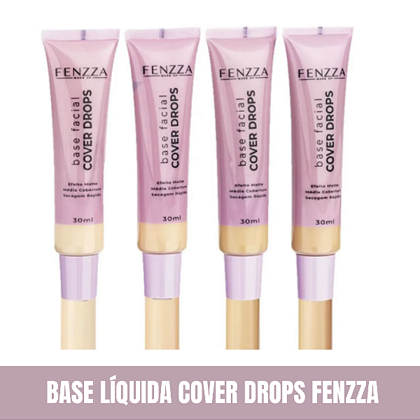 Base Líquida Matte Cover Drops Fenzza