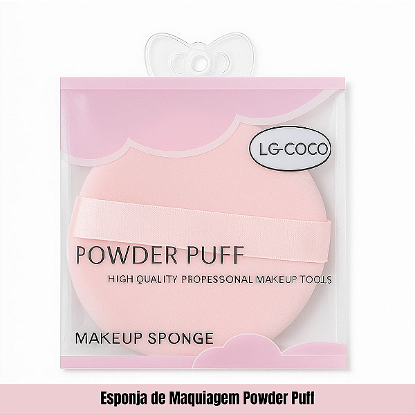 Esponja de Maquiagem Powder Puff