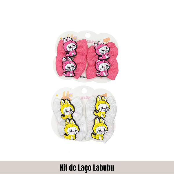 Kit de Laço Labubu