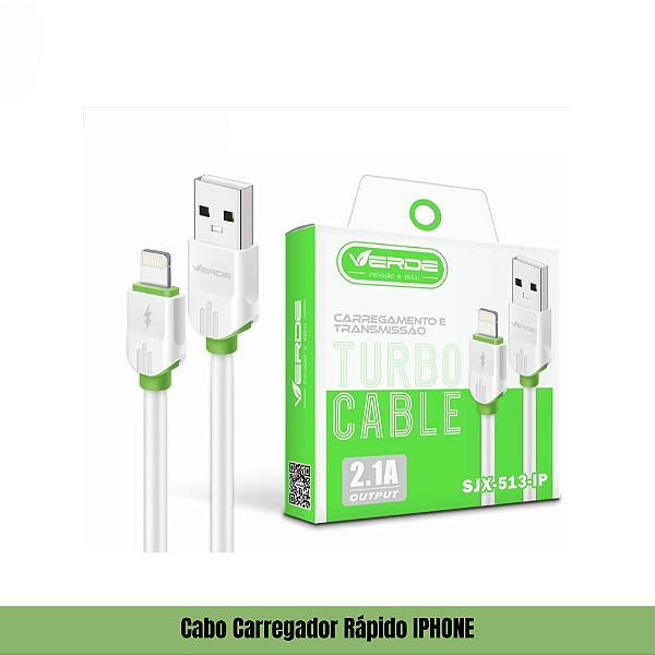 Cabo Carregador Rápido IPHONE