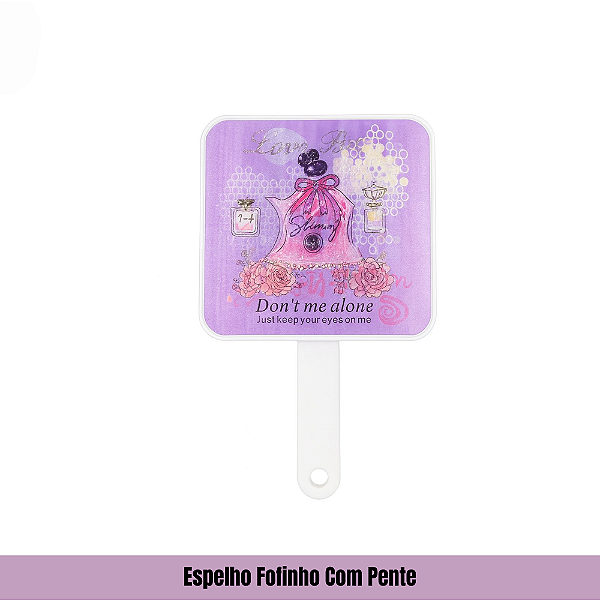 Espelho Fofinho Com Pente