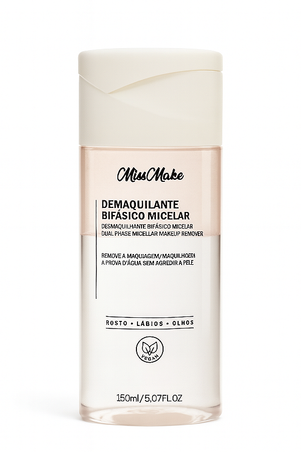 Demaquilante Bifásico Micelar Miss Make