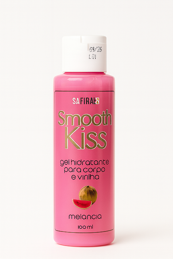 Gel Hidratante Smooth Kiss Melancia 100ml Safira