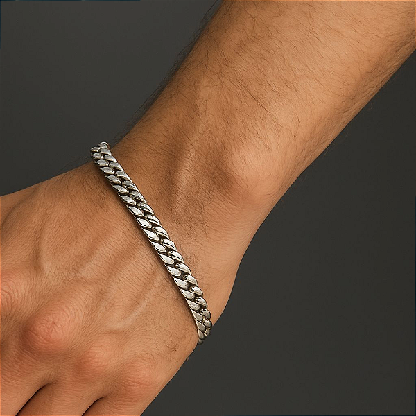 Pulseira Masculina Aço Inox 316L