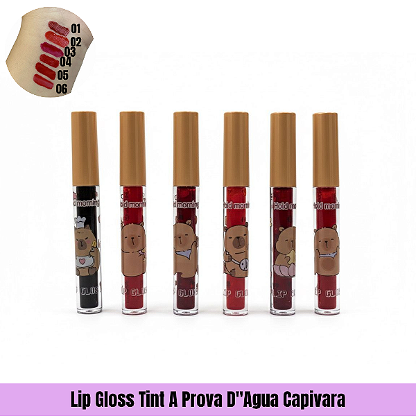 Lip Gloss Tint A Prova D''Agua Capivara