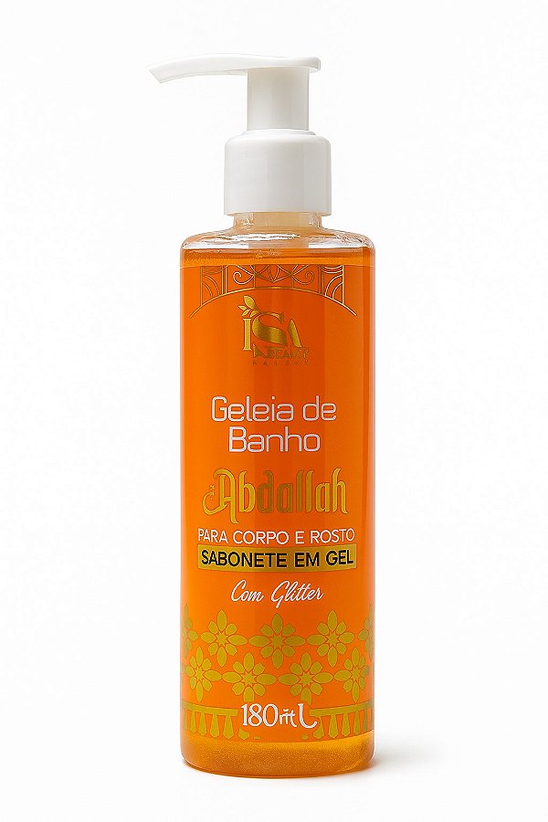 Geleia de Banho Abdallah para Corpo e Rosto com Glitter