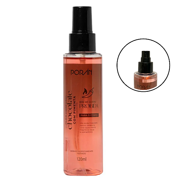 Body Splash Chocolate com Pimenta Poran