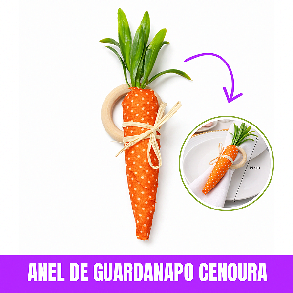 Anel de Guardanapo de Cenoura