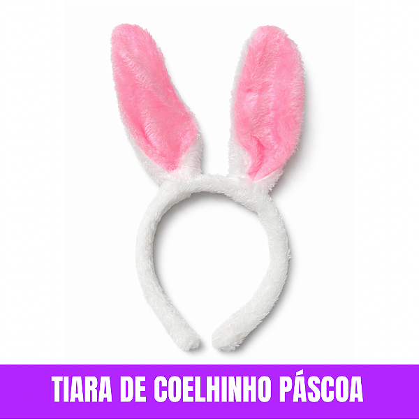 Tiara de Coelhinho Infantil Páscoa