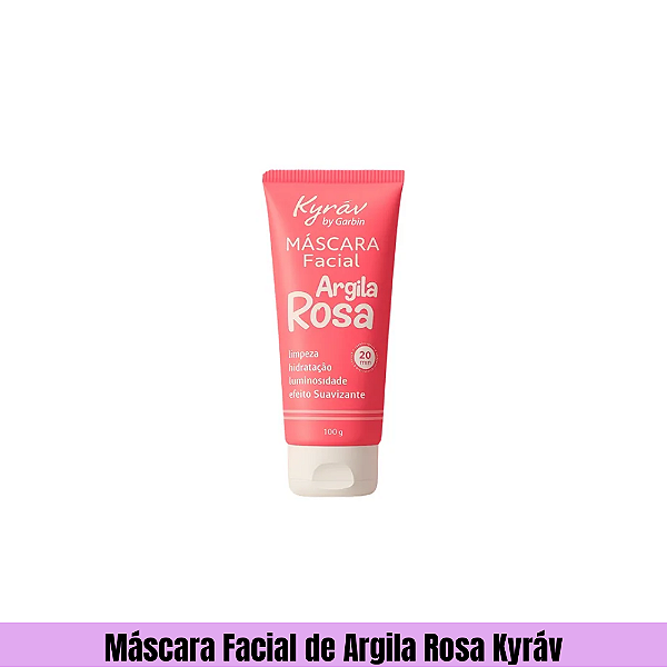 Máscara Facial de Argila Rosa Kyráv