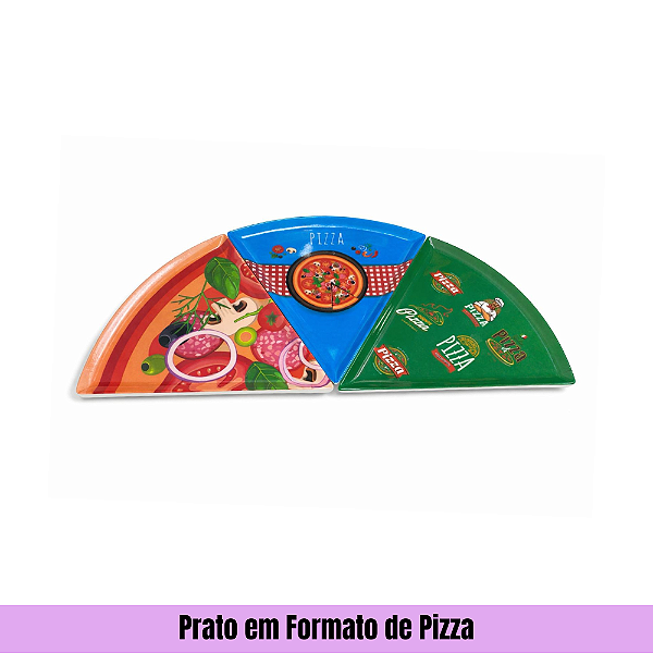 Prato em Formato de Pizza
