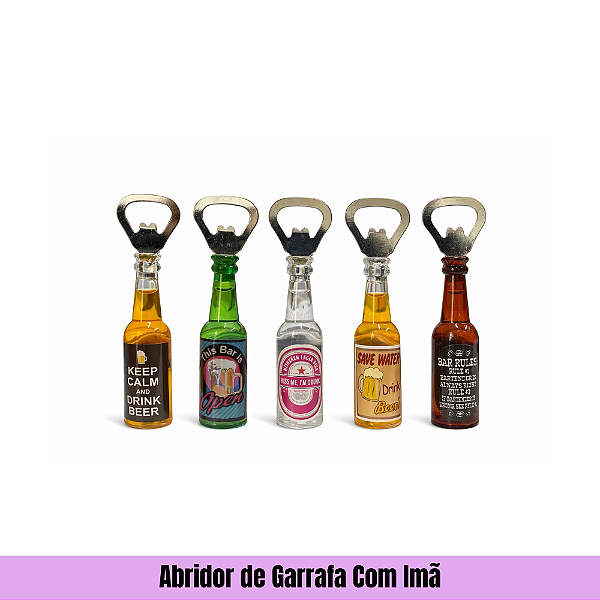 Abridor de Garrafa Com Imã
