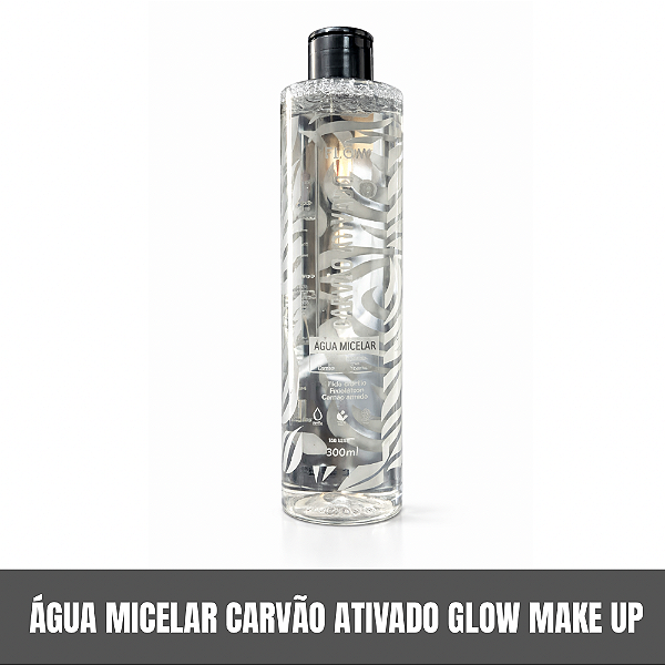 Água Micelar Carvão Ativado Glow Make Up