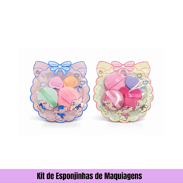 Kit de Esponjinhas de Maquiagens