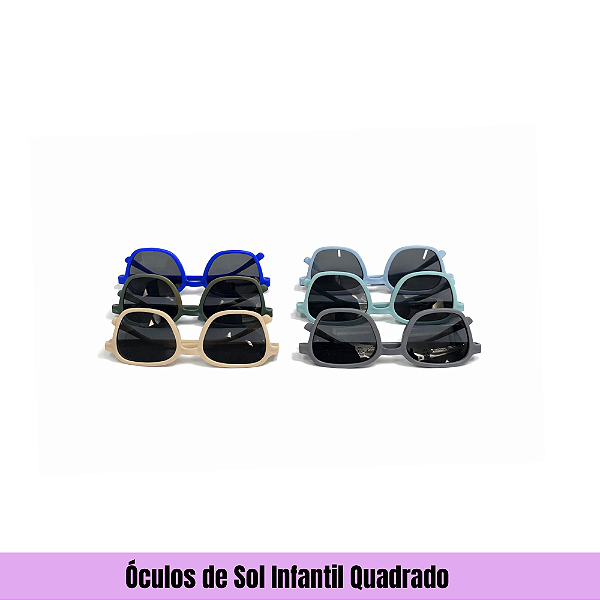 Óculos de Sol Infantil Quadrado