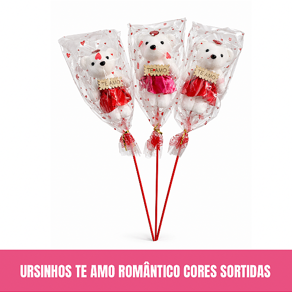 Ursinhos Te Amo Romântico Cores Sortidos