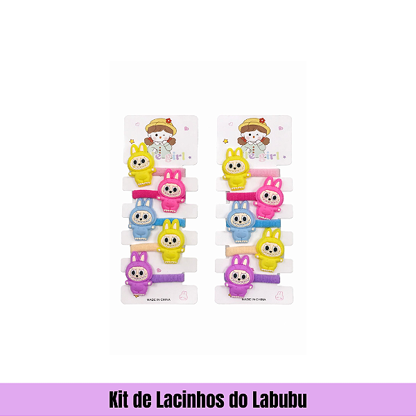 Kit de Lacinhos do Labubu