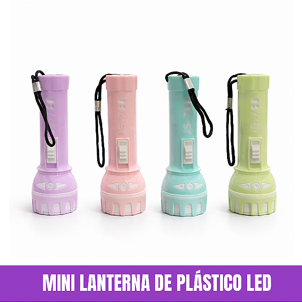 Mini Lanterna de Plástico Led