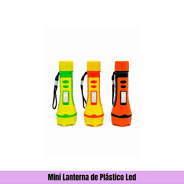 Mini Lanterna de Plástico Led
