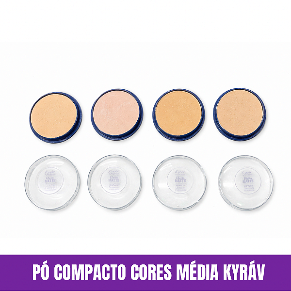 Pó Compacto Cores Médias Kyráv