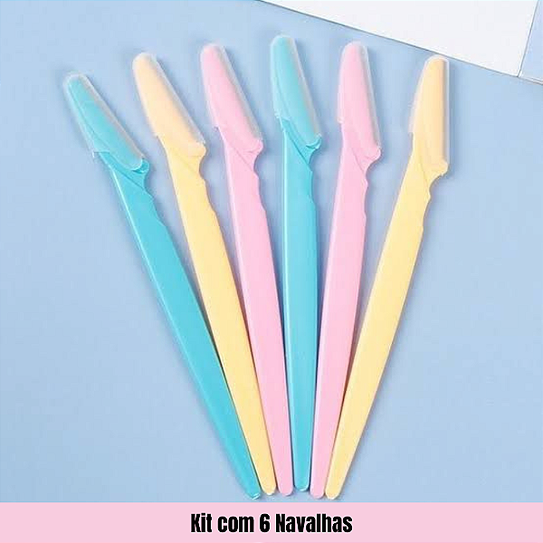 Kit com 6 Navalhas