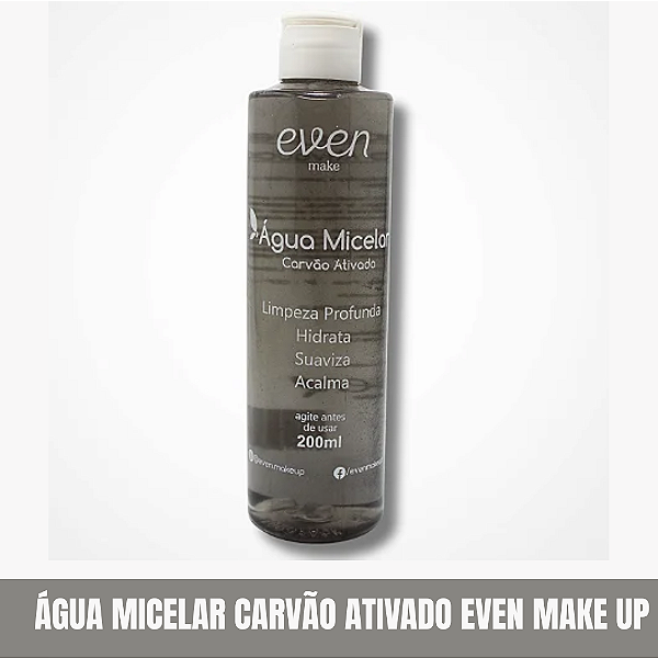 Água Micelar com Carvão Ativado 200ml