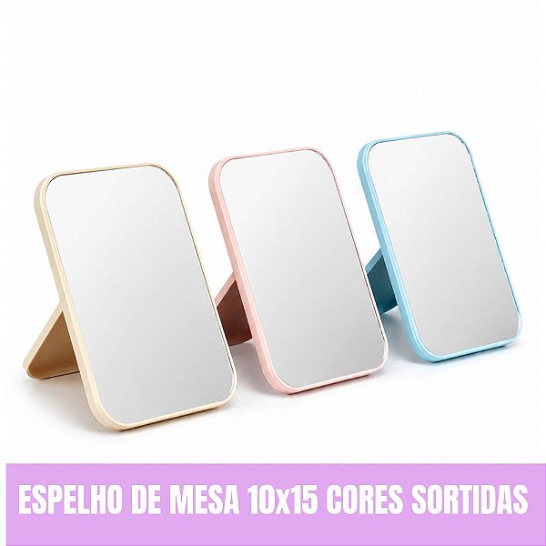 Espelho de Mesa Cores Sortidas 10x15