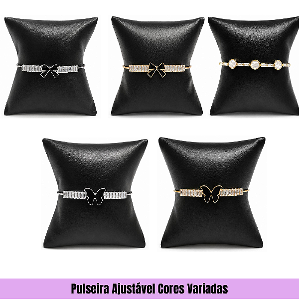 Pulseira Ajustável Cores Variadas