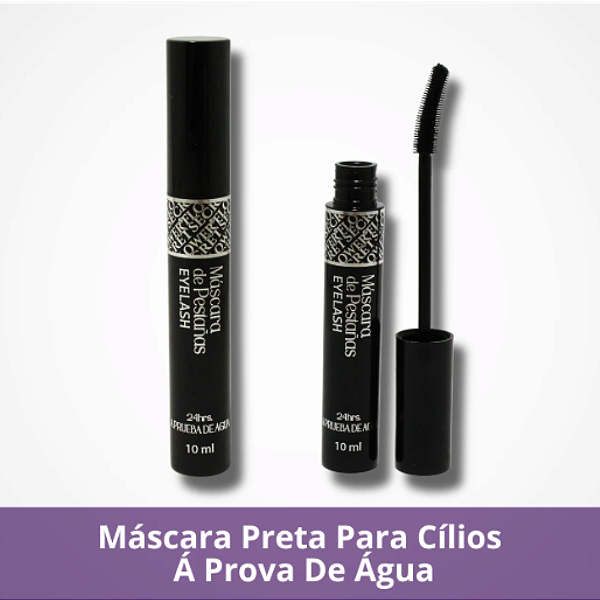 Máscara Preta Para Cílios Á Prova De Água