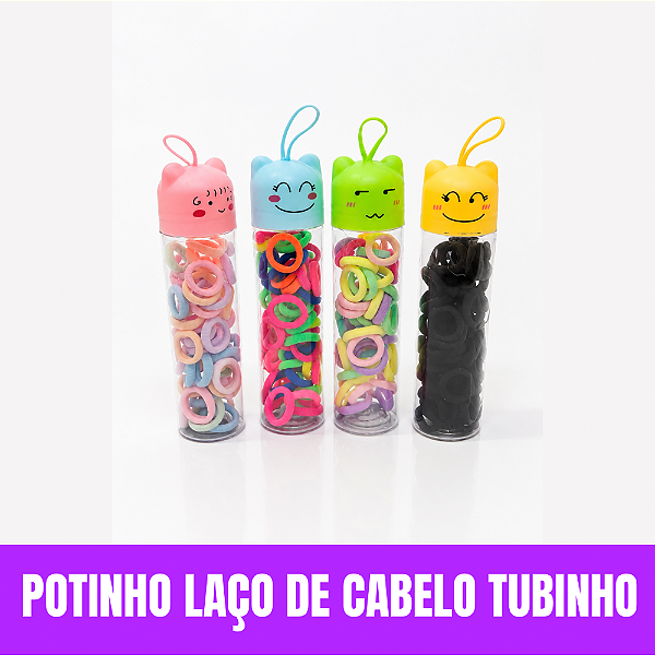 Potinho Laço de Cabelo Tubinho
