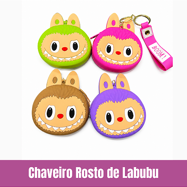 Chaveiro Rosto de Labubu