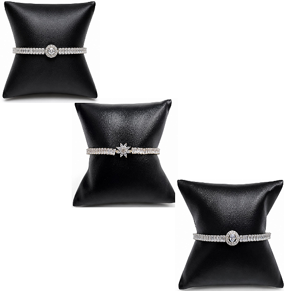 Pulseira Feminina de Luxo Zircônia