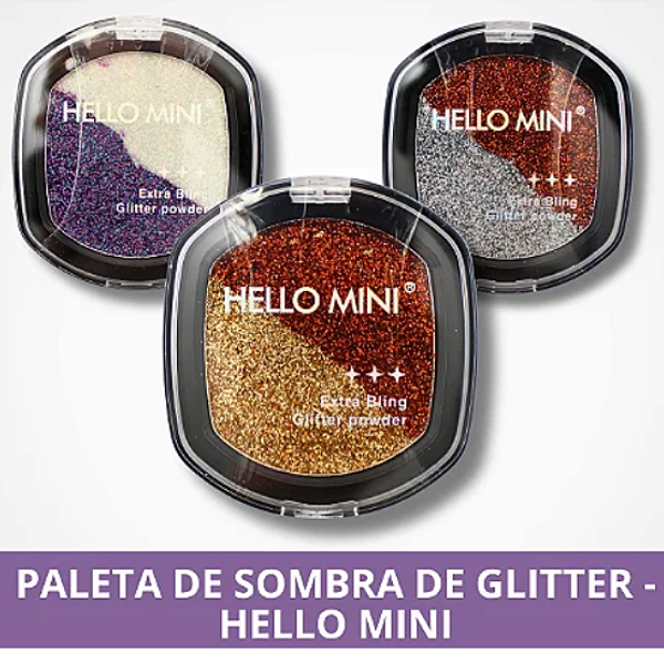 Paleta de Sombra Glitter - Hello Mini