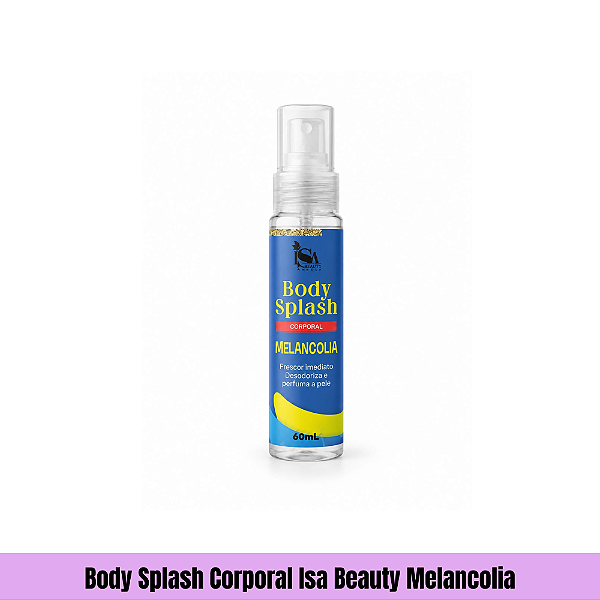 Body Splash Corporal Isa Beauty Melancolia