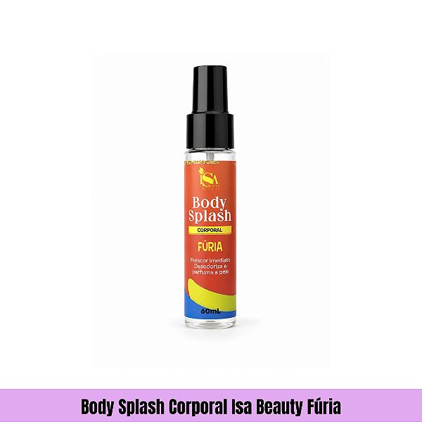 Body Splash Corporal Isa Beauty Fúria
