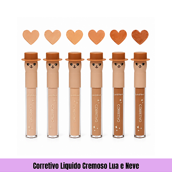 Corretivo Liquido Cremoso Lua e Neve