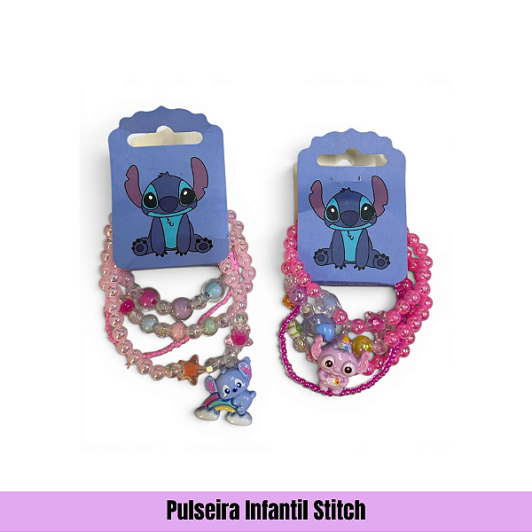 Pulseira Infantil Stitch