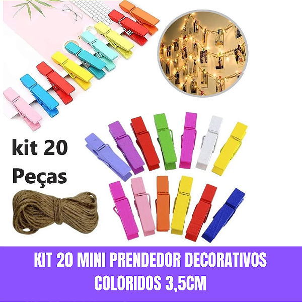 Mini Prendedor Decorativos Coloridos