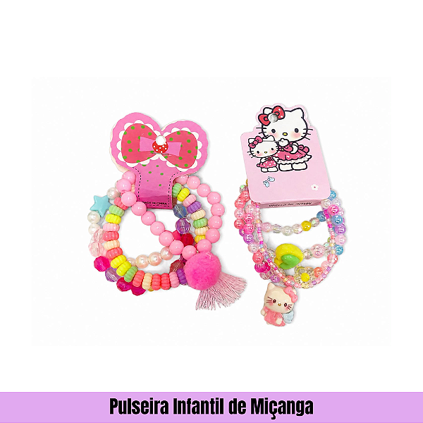 Pulseira Infantil de Miçanga