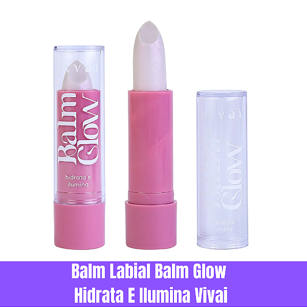 Balm Labial Balm Glow Hidrata e Ilumina Vivai